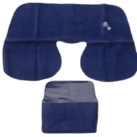Oreiller gonflable pour le cou, coussin avec poche