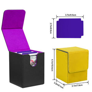 กล่องใส่การ์ดแ<span class=keywords><strong>บ</strong></span><span class=keywords><strong>บ</strong></span>ใส PVC/หนัง PU สำหรับการ์ด Top Loader Binder TCG, Beyblade X, Steam, Yugioh, และการ์ด MTG - Product Image 3