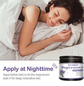 Crema de Aceite de Magnesio con Vitamina E EKBER al por Mayor, Loción Corporal Suavizante e Iluminadora, Mantequilla de Magnesio con Lavanda y Karité para Dormir - Product Image 2