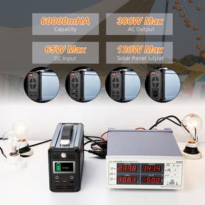 Năng lượng mặt trời sạc pin dự phòng bền nhẹ 300W ngân hàng điện xách tay điện năng lượng mặt trời Máy phát điện di động năng lượng lưu trữ điện - Product Image 3