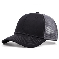 Topi Trucker Jaring 5/6 Panel Berkualitas Tinggi Nyaman Klasik Snapback Pinggiran Melengkung Grosir Fashion Ski Memancing Formal Pantai