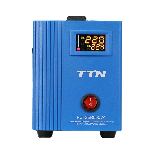 High Quality Single Phase Voltage Regulators/Stabilizers AC 220V Output PC Material 50Hz Frequency LED ISO9001 Certified Good