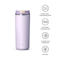 Gobelet à café isotherme moderne en acier inoxydable Hong Ling 12oz 16oz 350ml 480ml avec couvercle à double ouverture, fabricant de marques privées