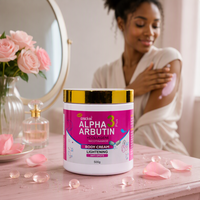 En stock, crème pour le corps végane à base de glycosides d'arbousier, collagène, blanchissante, hydratante, anti-âge, anti-rides, pour les peaux ternes, 500 ml