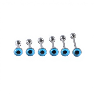 Novedad de Verano: Joyería Sexy para Piercing de Lengua de Acero Inoxidable, Diseño Ojo Mágico, Piercings de Lengua con Rosca Externa para Venta al por Mayor - Product Image 1