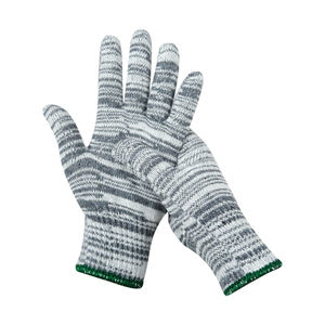Guantes de jardín de hilo de algodón antideslizante de alta calidad, venta al por mayor, equipo de protección de seguridad industrial, guantes de punto de trabajo de China - Product Image 1