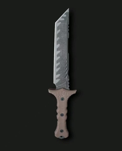 Cuchillo Táctico de Supervivencia y Caza Personalizable ML M17 DIY OEM con Mango G10 y Hoja Recta de Acero Inoxidable - Product Image 2