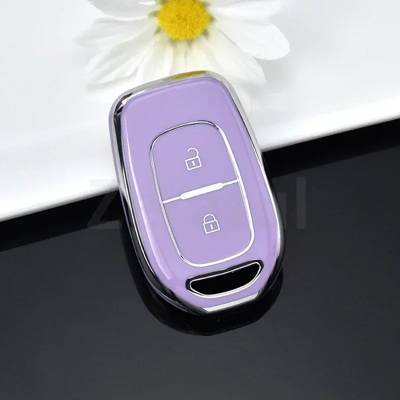 2 bottoni copertina viola