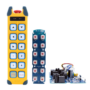 Support multilingue 433/868/915MHZ 12 boutons à vitesse unique Système de télécommande de levage industriel - Product Image 1