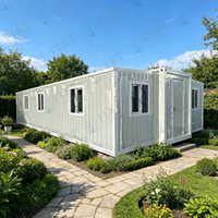 Maison conteneur extensible ignifuge et étanche FLKT, garantie 2 ans, usine source, maison modulaire préfabriquée moderne