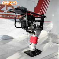GZD Vibrateur à essence professionnel 6.5HP 196CC 15KN pour compactage de sols et de fondations routières