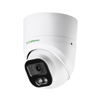 GA-HFI-M5S(AG) Gcraftsman Caméra de sécurité dôme tourelle IP POE extérieure étanche anti-vandalisme 5MP avec vision nocturne et microphone
