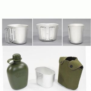 Bouteille d'eau d'extérieur en aluminium pour camping et entraînement, ensemble de tasses, vente en gros, directement de l'usine - Product Image 4