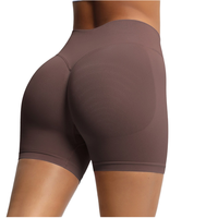 Legging de yoga pour femme, taille haute, sans couture, grande taille, extensible dans quatre sens, séchage rapide, respirant, effet froncé fessier, contrôle du ventre, couleur unie