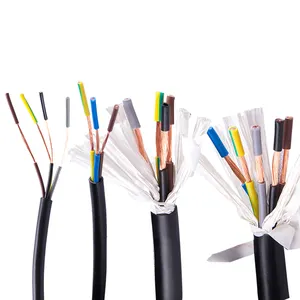 NYM-O NYM-J H05VV-F H03VV-F H07V-U H05V-k 2*1.5 2*2.5 3*1.5mm2 Twisted Copper PVC Insulates 300/500V 450/750V Cable