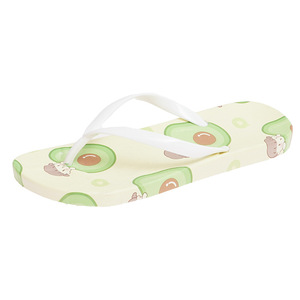 <span class=keywords><strong>Tongs</strong></span> de plage pour femmes, sandales décontractées de haute qualité, motif fruit de dessin animé, légères et à semelle souple - Product Image 1