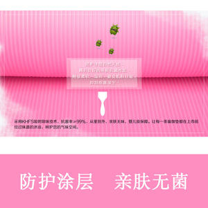 Nbr <b>Yoga</b> <b>Mat</b> 8mm Thick Stripe Pattern Anti Slip Fitness Exercise <b>Mat</b> For <b>Yoga</b> Dance Workout - Product Image 5