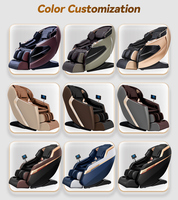 Sillón de Masaje Comercial Premium 4D con Bolsas de Aire para Todo el Cuerpo, Funciona con Monedas, con Control de Voz Inteligente Bluetooth y Función Musical