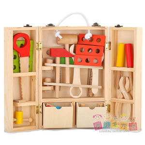 Toolbox Play House Toy/foldable Wooden Play House Toy/creative Thinking Play House Toy