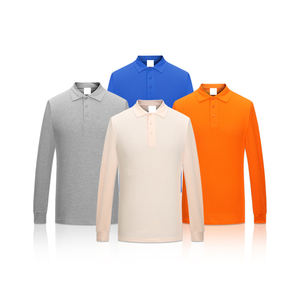 Polo à manches longues pour <span class=keywords><strong>homme</strong></span>, vêtements <span class=keywords><strong>de</strong></span> marque, <span class=keywords><strong>de</strong></span> <span class=keywords><strong>luxe</strong></span>, <span class=keywords><strong>de</strong></span> styliste, bonne qualité, 100% coton, décontracté, couleur unie, nouvelle collection - Product Image 1