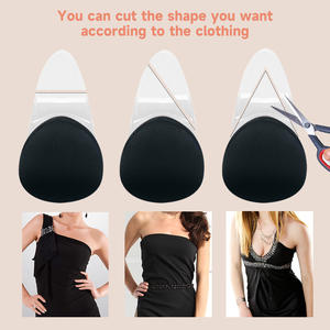 Coussinets adhésifs invisibles réutilisables pour le soutien-gorge, cache-tétons, coussinets adhésifs pour les tétons, cache-tétons pour gros seins - Product Image 4