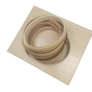 Accesorios de muebles de plástico de madera encimera de pvc en forma de u de bandas de borde cinta forma de t de ribete trim