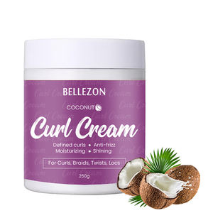 <span class=keywords><strong>Bellezon</strong></span> Crema rizada de larga duración Cuidado del cabello Curl Defining Enhancers Crema de peinado para rizos - Product Image 2