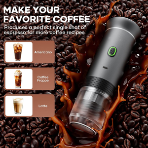 Factory 3 in 1 Portable Capsule <b>Coffee</b> <b>Maker</b> Battery Powered Travel Espresso Machine USB-C Charging self-heating for Camping - Product Image 5