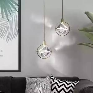 Lustre créatif de luxe en cristal pour salle à manger, chambre à coucher, restaurant, lustres, bar à café, lampes suspendues - Product Image 3