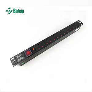 hot products server rack 10 sockets 19inch 1.5u universal type power pdu