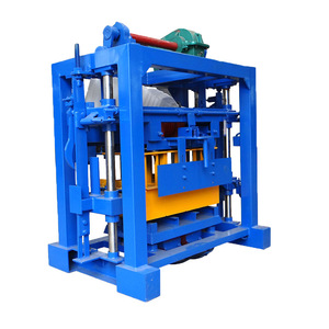 เครื่องทำอิฐดินเผาแบบกึ่งอัตโนมัติมาตรฐานส่งออกที่ปรับแต่งได้ PLC QTF40-2 มอเตอร์ แบริ่ง ปั๊ม เครื่องยนต์ เกียร์บ็อกซ์ เกียร์ - Product Image 3
