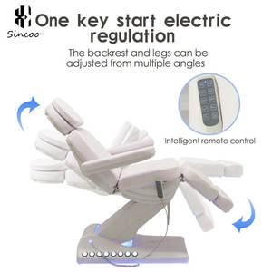 New Design <b>Foldable</b> 3 Motors Electric Salon Beauty Facial Massage Bed & <b>Chair</b> for Beauty Salon - Product Image 4