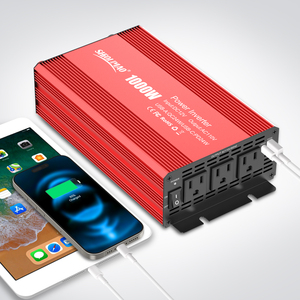 Shoumao dc כדי ac 12v 110v 1000w שונה שינוי גל סינוס מטען כוח inverter - Product Image 6