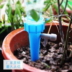 Sistema de riego por goteo ajustable para plantas en macetas y jardines de oficina, dispositivo de riego automático, color verde y azul - Product Image 3