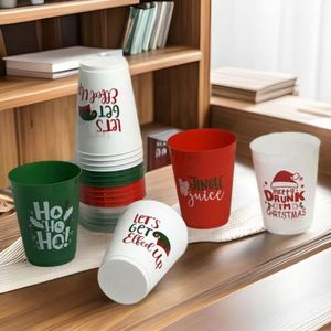 Eco-Friendly Recyclable Custom Logo Silk Screen Printed <b>Plastic</b> Stadium Mood Color Cups Promotional <b>Drinkware</b> for Advertising - Product Image 5