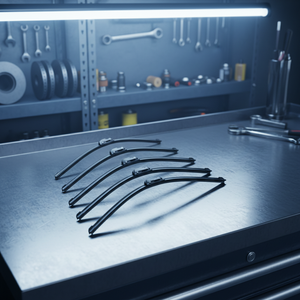 Spazzole Tergicristallo di Alta Qualità, Tutte le Misure, in Acciaio, per Auto, 100% Gomma Naturale - Product Image 1