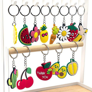 Tùy chỉnh thành phố Tên bản đồ logo cao su móc khóa mềm PVC màu sắc tươi sáng vòng chìa khóa quyến rũ với linh hoạt cảm thấy promo Chiến Dịch Quà Tặng thương hiệu - Product Image 2