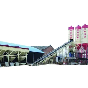 Ready mix portable or fixed concrete batching mixing plant preferential price for sale
