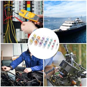 DINGYUAN, sello de soldadura eléctrica, Mangas de empalme de alambre, conectores de cable termorretráctiles a tope, <span class=keywords><strong>terminales</strong></span> para junta de cable de camión de barco automático - Product Image 6