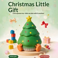 Mainan Squishy Hadiah Natal, Mainan Remas Pereda Stres Slow Rising, Hadiah Promosi Natal untuk Anak-Anak