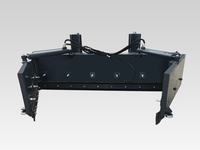 Attache hydraulique pour pousseur de fumier de type skid steer, grattoir à fumier réglable pour ferme d'élevage