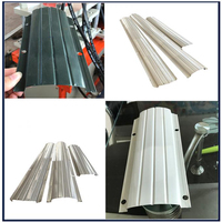 Vente directe d'usine ferme métal clôture poteau pilier Machine clôture en aluminium lamelle clôture rouleau formant la Machine