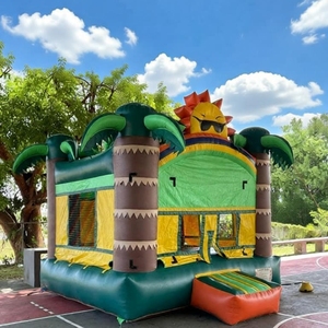 <span class=keywords><strong>Castillo</strong></span> Inflable de PVC con Tobogán, Trampolín y Zona de Juegos para Niños, <span class=keywords><strong>Castillo</strong></span> Inflable Grande con Ventilador - Product Image 4