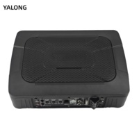 Subwoofer actif mince 6x9 pouces en alliage d'aluminium, haut-parleur de basses alimenté pour voiture, sous le siège, audio de voiture, OEM ODM, directement de l'usine