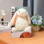 Jouet Lapin Apaisant pour Bébé, Projecteur Étoilé, Aide au Sommeil pour Tout-petits, Peluche ABS/PP, <span class=keywords><strong>Cadeau</strong></span> de Haute Qualité pour Bébé Garçon et Fille - Product Image 4