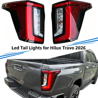 Kit de conversion pour pick-up : Systèmes d'éclairage, feux de voiture, couvercles de lampes rouges ABS+LED, feux arrière LED haut de gamme OEM pour Hilux Travo 2026