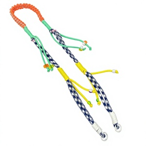 Sangle de téléphone universelle en paracorde tressée à la main avec perles, bandoulière mode pour femme - Product Image 4