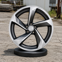 Jantes forgées 18-21 pouces, finition graphite usinée, 5 branches torsadées, déport profond, 5x112/114.3, 6061-T6, OEM ODM