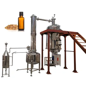 Pyrethrum Essentiële Olie Extractie Machine Stoom Essentiële Olie Distilleerder