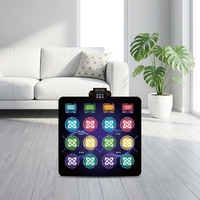 Nouveauté : Tapis de danse multifonctionnel électronique interactif musical avec lumières et son, jeu de tapis de danse